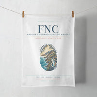 Thumbnail for Madeira Cristiano Ronaldo Airport (FNC) design on white towel