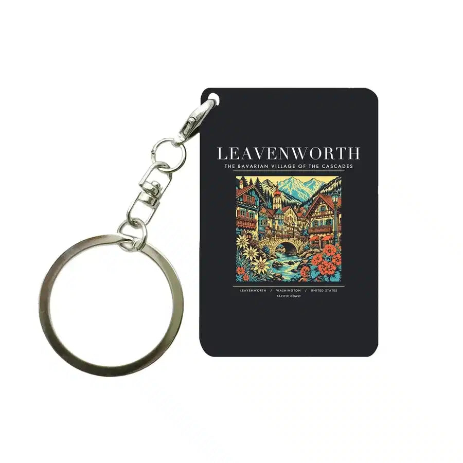 LEAVENWORTH - Poster - Key Chain - Black