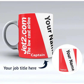 JET2 Airlines Designed Ceramic White Mugs