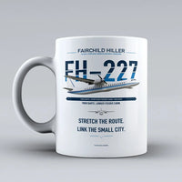 Thumbnail for Hiller FH-227B Mug design on white fairchild