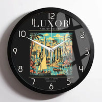 Thumbnail for LUXOR - Poster - Wall Clock Framed - Black