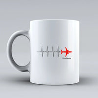 Thumbnail for Customisable Aviation Heartbeats Mug - view 2