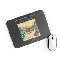 Thumbnail for VINTAGE G4480 - The First Snow Circuit - Designed Mouse Pads design on black rectangle