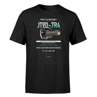 Thumbnail for JT9D-7R4 design on black single side