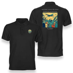 The Ferry Across The Strait Premium Polo T-Shirts