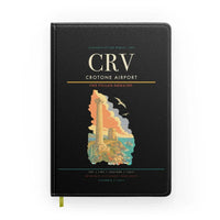 Thumbnail for Crotone Airport (CRV) design on black notebook