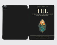 Thumbnail for Tulsa International Airport (TUL) design on black ipad tablet case