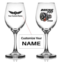 Thumbnail for Customisable Boeing 737 Wine Glass