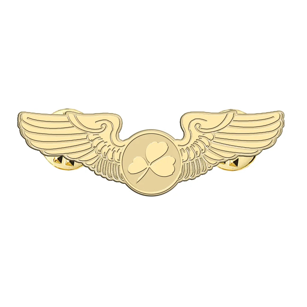 Aer Lingus Airlines aviation hollow pin in polished alloy.