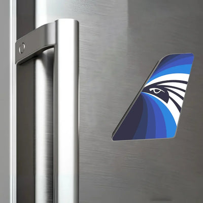 Egyptair Airlines aviation design tail magnet in 3D metal with magnetic back.