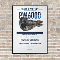 Thumbnail for PW6000 vertical canvas print - framed - white background