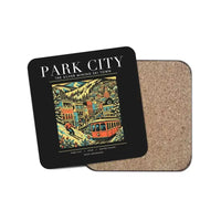 Thumbnail for PARK CITY - Poster - Coaster - Black