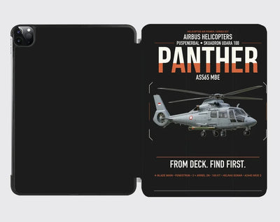 Airbus Helicopters AS565 MBe Panther design on black ipad tablet case
