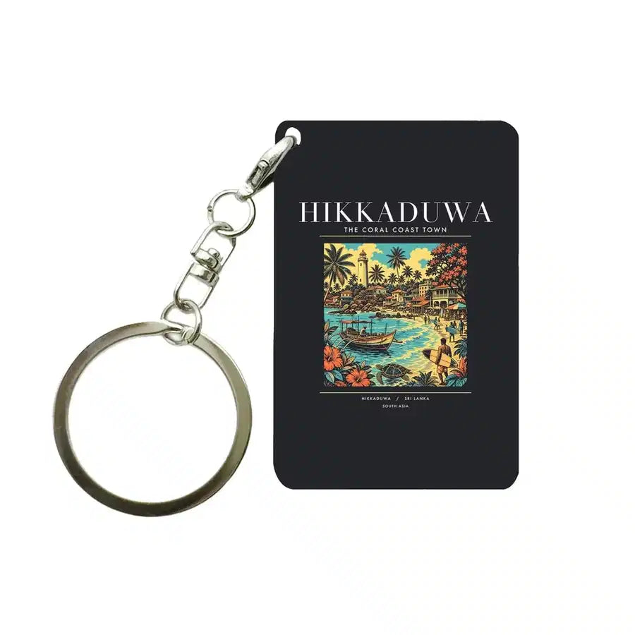 HIKKADUWA - Poster - Key Chain - Black