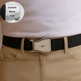 Boeing 747 Silhouette Fashion Airplane Seat Belts