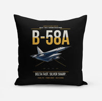 Thumbnail for B-58A Hustler design on black pillow