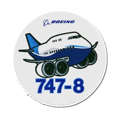 Official Version Boeing 747-8 Aircraft Airplanes sticker, Wide 6cm (2.3inches)