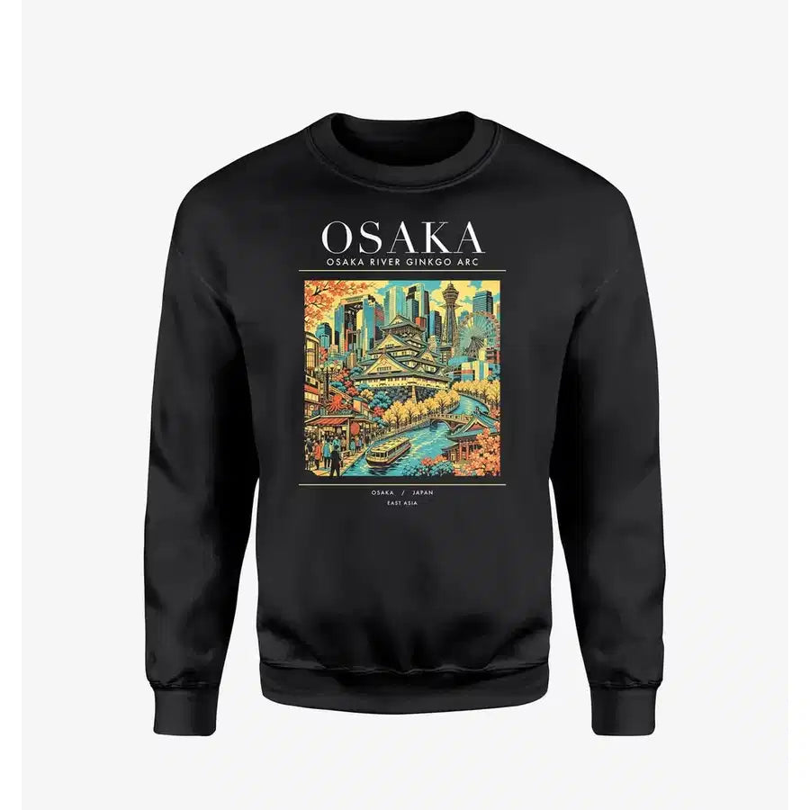 OSAKA - Poster - Sweatshirt - Black