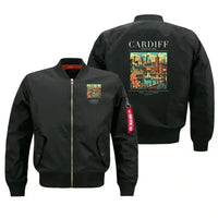 Thumbnail for CARDIFF - Poster - Bomber Jacket - Black