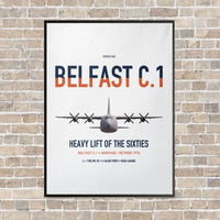 Thumbnail for Short Belfast C.1 vertical canvas print - framed - white background