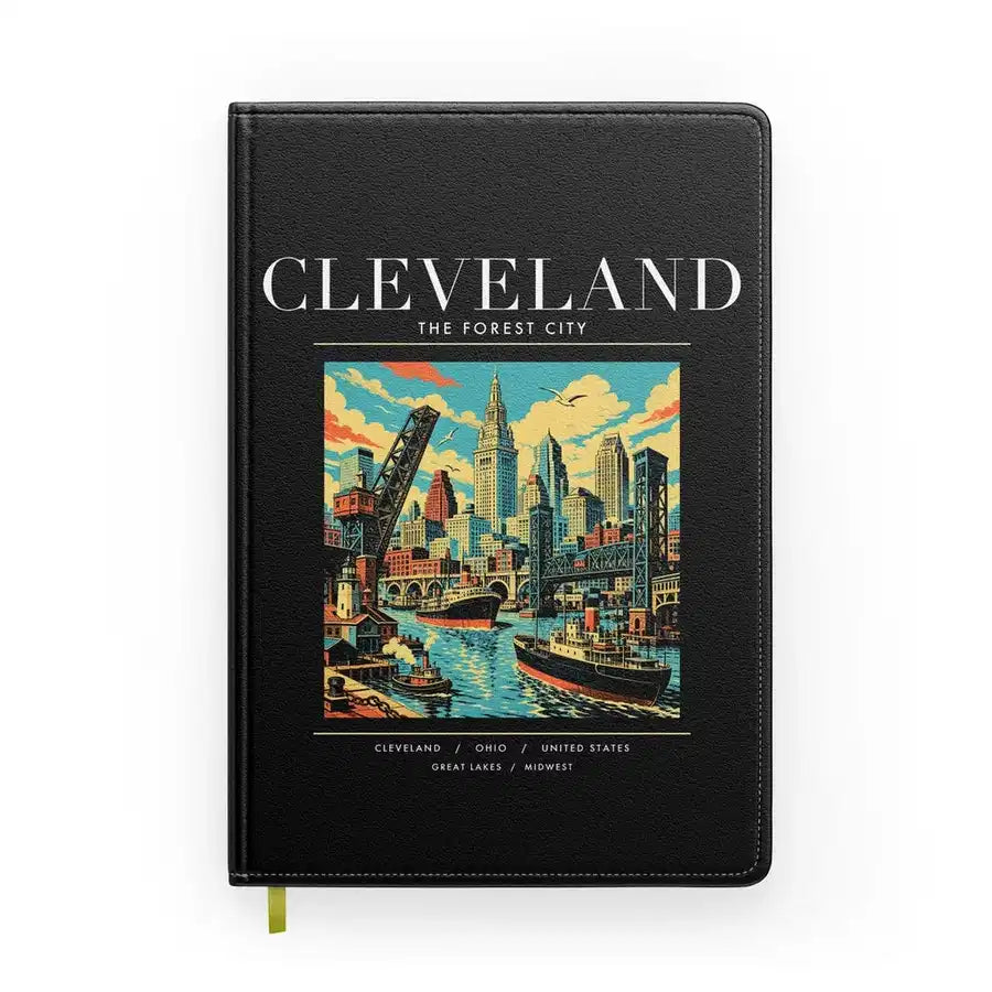 CLEVELAND - Poster - Notebook - Black