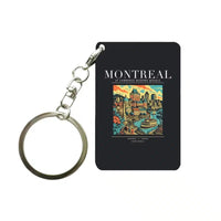 Thumbnail for MONTREAL - Poster - Key Chain - Black