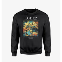 Thumbnail for RODEZ - Poster - Sweatshirt - Black