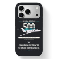 Thumbnail for Cessna Citation 500 - Citation I design on black magsafe iphone case, for iPhone 17 Pro