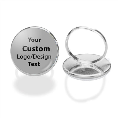 Your Custom Design & Image & Logo & Text aviation ring in stainless steel.