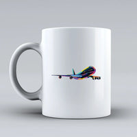 Thumbnail for Customisable Multicolor Airplane Mug - view 2