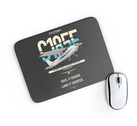 Thumbnail for Cessna A185F Skywagon design on black rectangle mouse pad