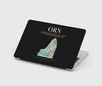 Thumbnail for Ahmed Ben Bella Airport (ORN) design on black MacBook case