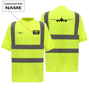 Boeing 777 Silhouette Reflective Polo & T-Shirts