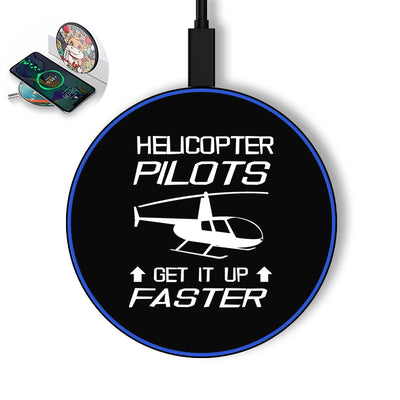 Helicopter Pilots Get It Up Faster aviation design on durable build wireless charger.