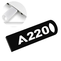 Thumbnail for Airbus A220 Flat Text aviation design on durable waterproof casing waterproof USB device.