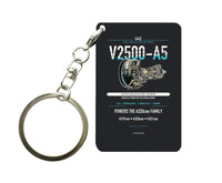 Thumbnail for V2500-A5 Key Chain design on black key chain