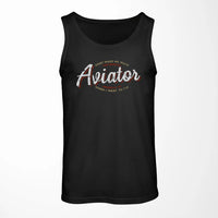 Thumbnail for Aviator - Dont Make Me Walk aviation design on breathable cotton tank top.