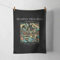 Thumbnail for PUERTO PRINCESA - Poster - Towel - Black