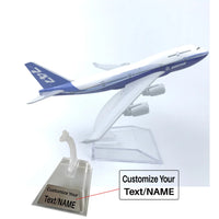 Thumbnail for Boeing 747 (Original Livery) Airplane Model (16CM) aviation themed 16-18cm scale model aircraft, diecast metal.
