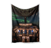 Thumbnail for Boeing 777 Cockpit Bed Blankets & aviation print on soft fleece blanket.