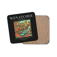 Thumbnail for WENATCHEE - Poster - Coaster - Black