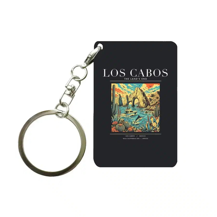 LOS CABOS - Poster - Key Chain - Black