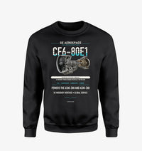 Thumbnail for CF6-80E1 design on black sweatshirt
