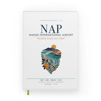 Thumbnail for Naples International Airport (NAP) design on white notebook