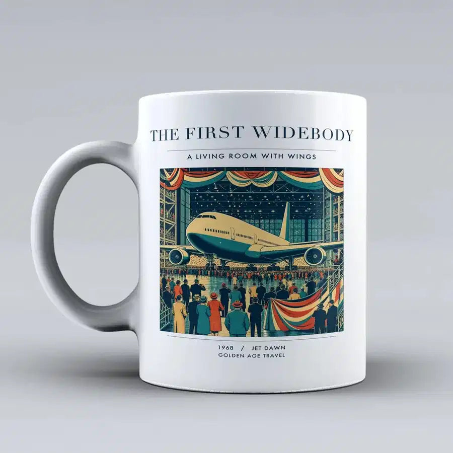 VINTAGE G4134 - The First Widebody - Ceramic Mug design on white