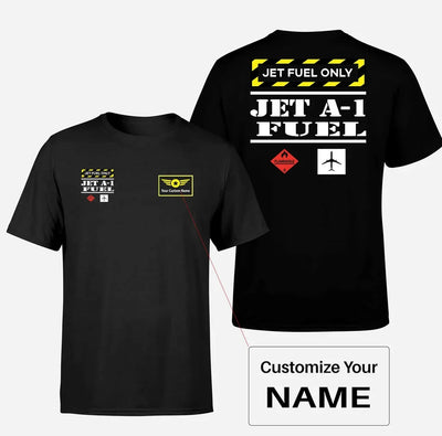 Jet Fuel Only aviation design printed on soft cotton double-side print T-shirt.