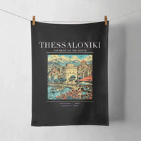 Thumbnail for THESSALONIKI - Poster - Towel - Black