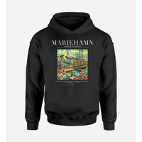 Thumbnail for MARIEHAMN - Poster - Premium Hoodie - Black