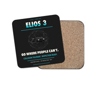 Thumbnail for Flyability Elios 3 design on black 1 piece coaster