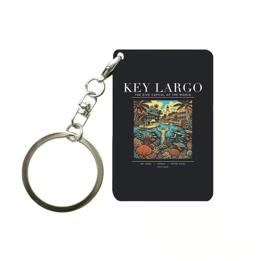 KEY LARGO - Poster - Key Chain - Black